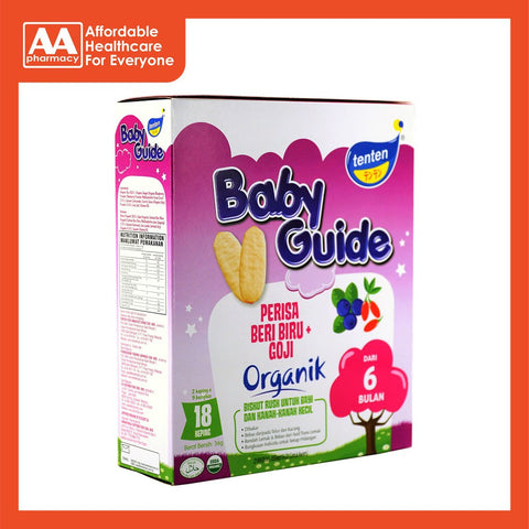 Tenten Baby Guide Rice Rusks (Organic Blueberry & Goji) 36g