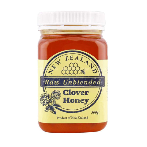 New Zealand Raw Unblended Clover Raw Honey 500g