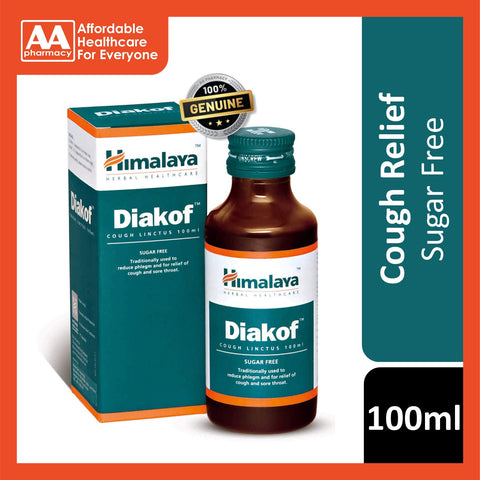 Himalaya Diakof Cough Linctus 100ml (Sugar Free)