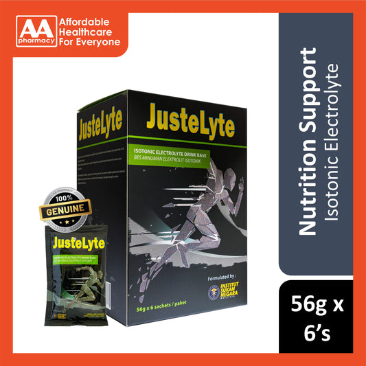 JusteLyte 56g (Lemon Lime) Sachet 6's