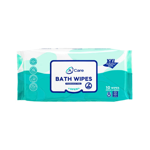 A-Care Bathing Wipes 10's